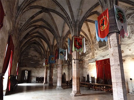 Salle des chevaliers du château Salle des chevaliers du château