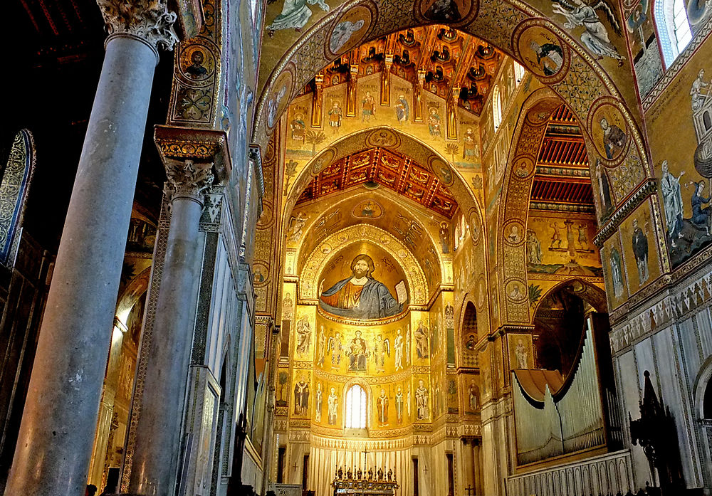 Cathédrale de Monreale - mosaïque monumentale