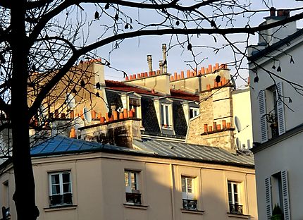 Immeubles anciens de la rue Poissonnière