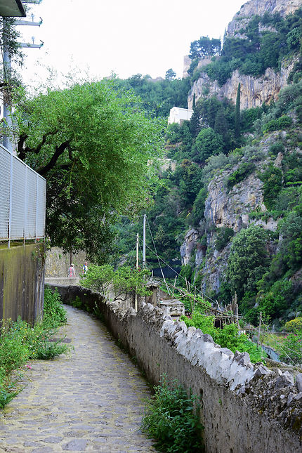 Chemin de montagne entre Ravello et Atrani