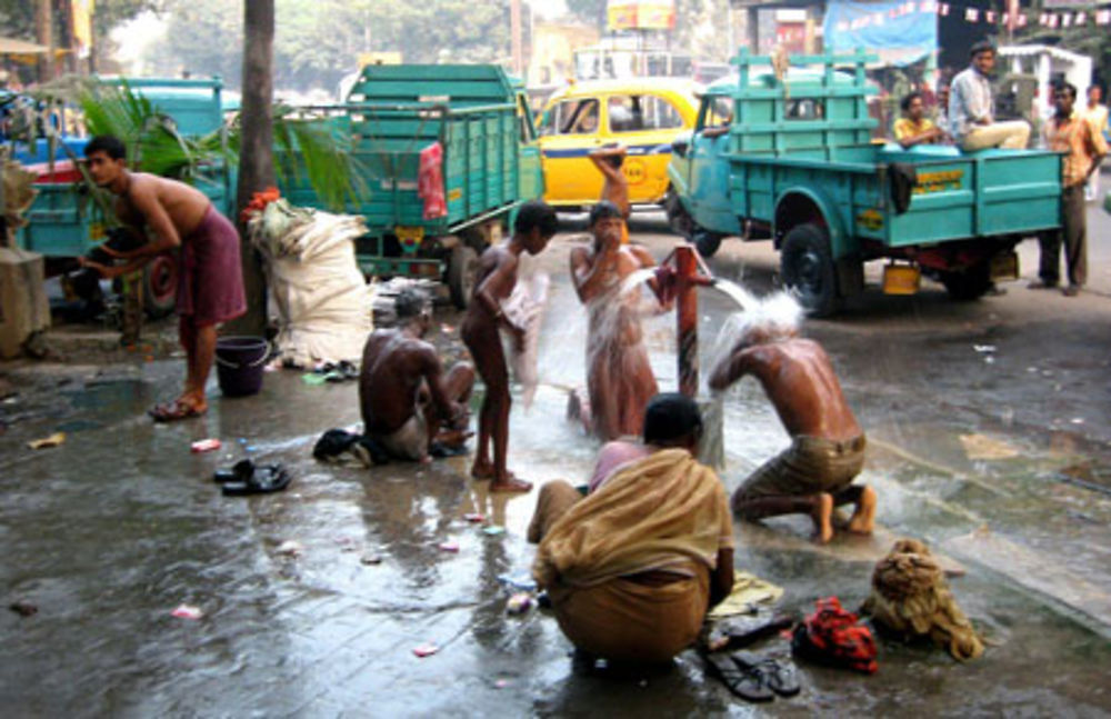 Les rues de Calcutta