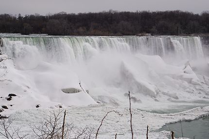 Les chutes du Niagara sous la glace