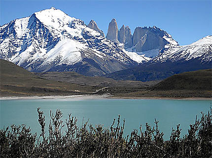 La Laguna Amarga et les Torres del Paine