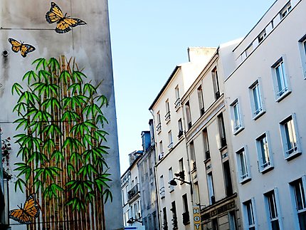 Belle fresque Rue Myrha