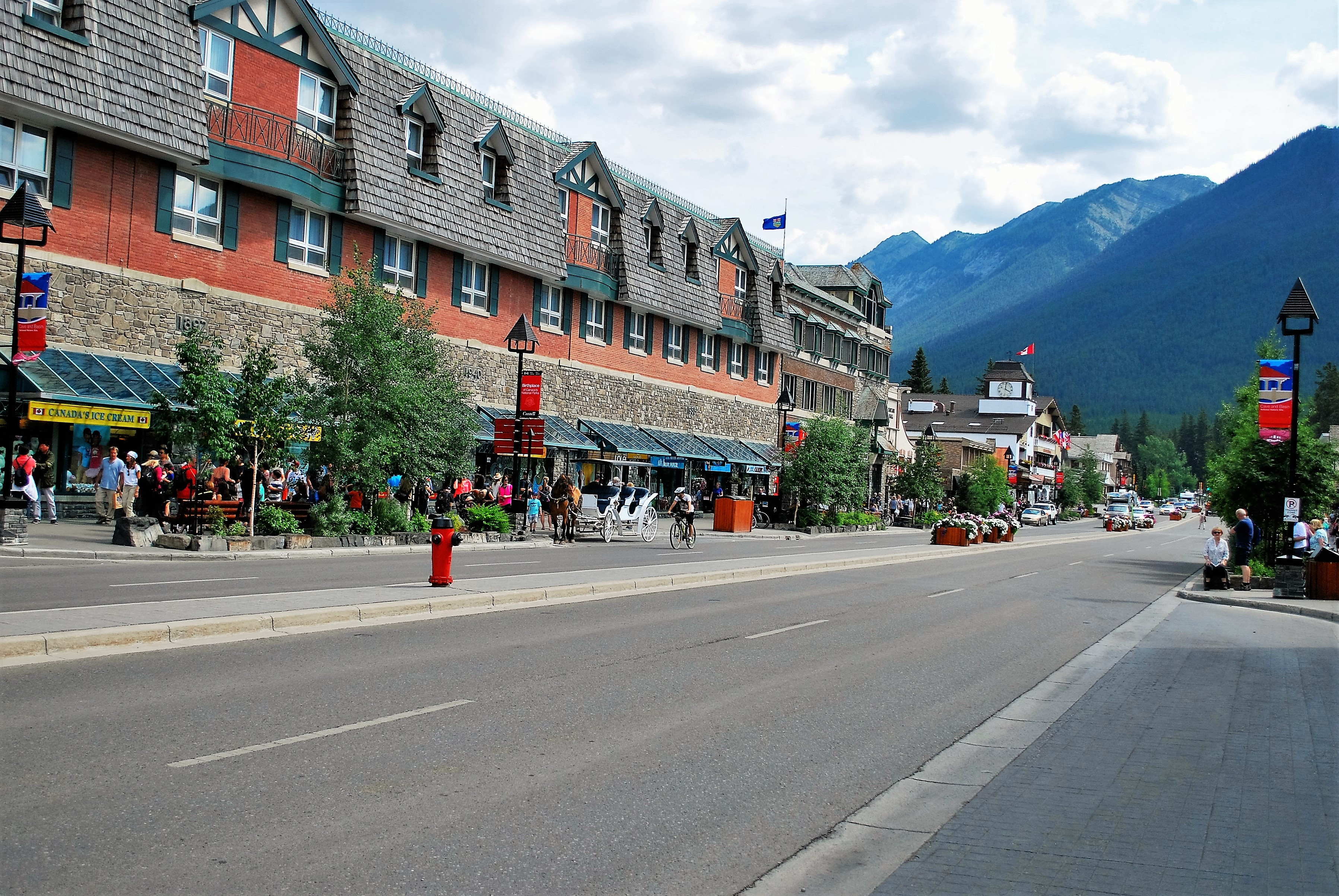 La ville de Banff La ville de Banff