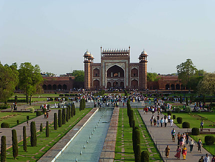 Porte d'entrée du Taj Mahal