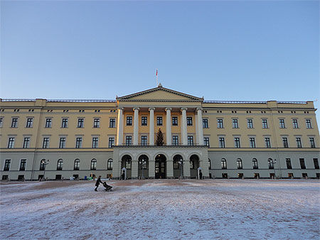 Le Palais royal d'Oslo (Det Kongelige Slott)
