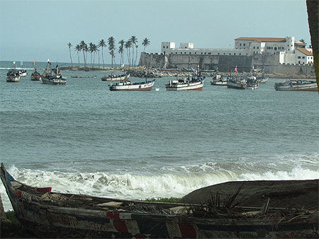Pêche près du fort Elmina