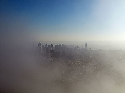 Brouillard sur la ville