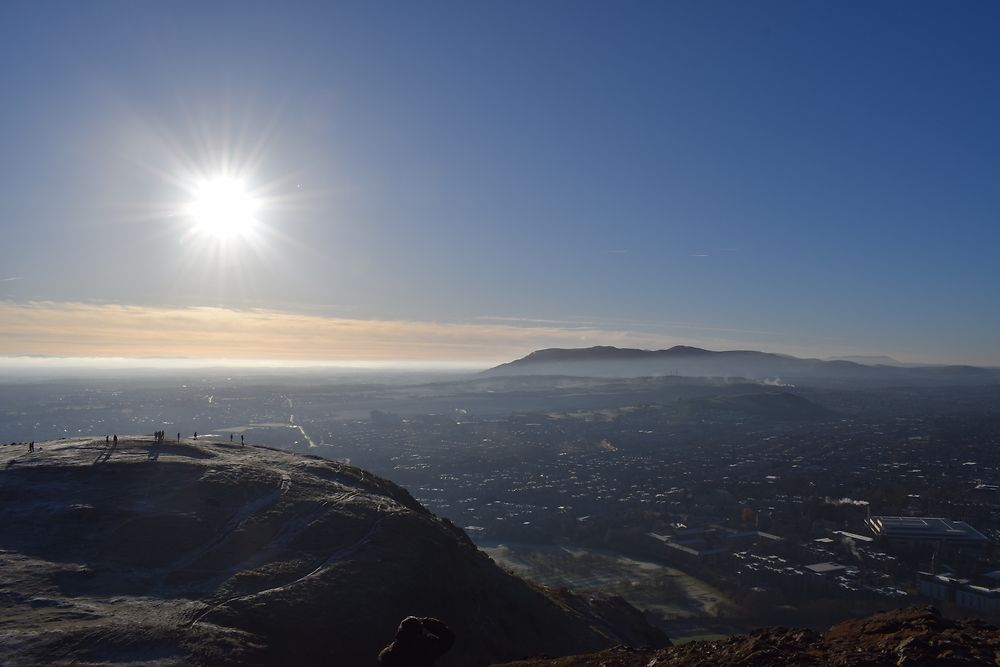 Au sommet d'Arthur's seat