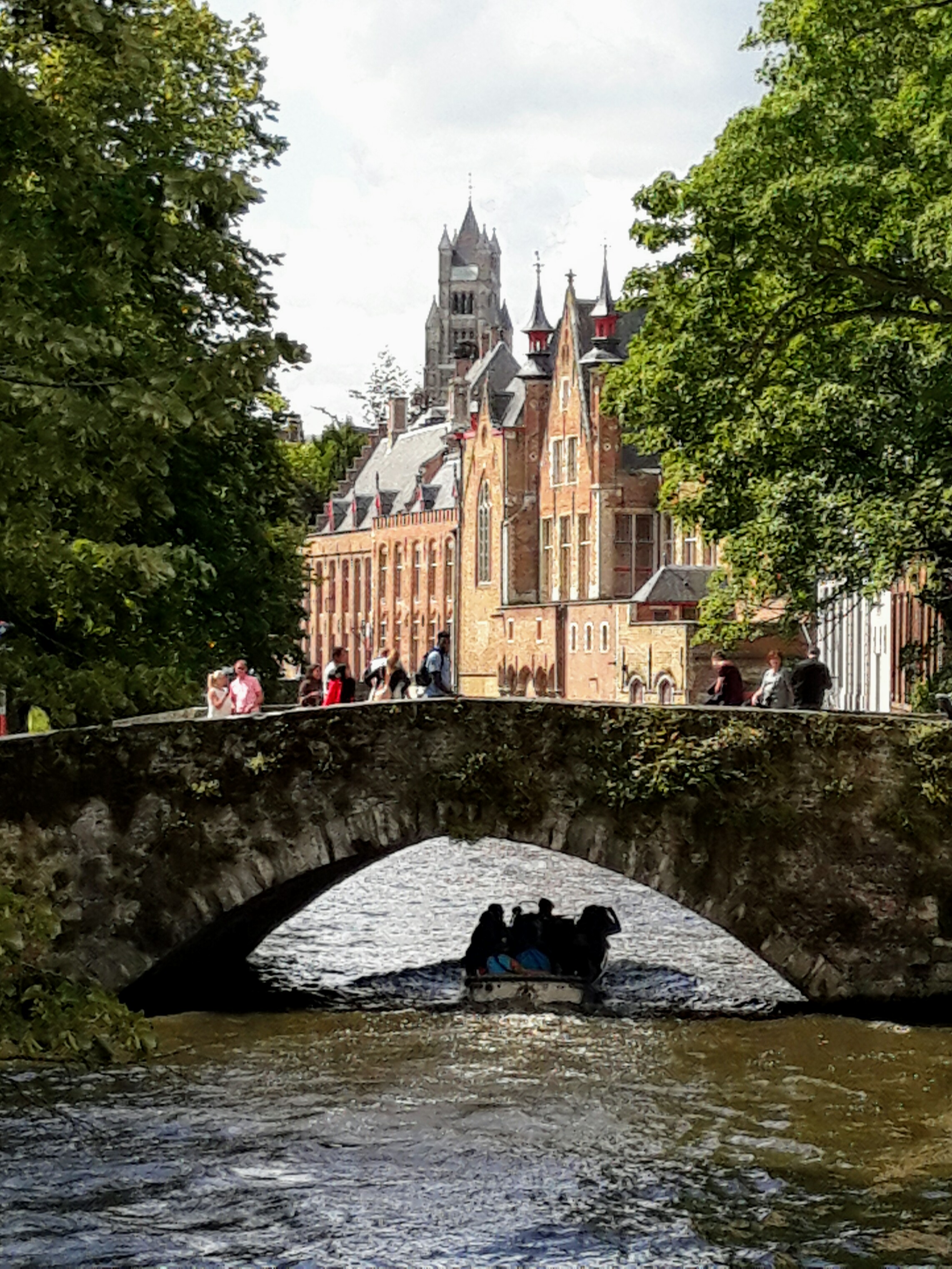 Canaux de Bruges, en Belgique