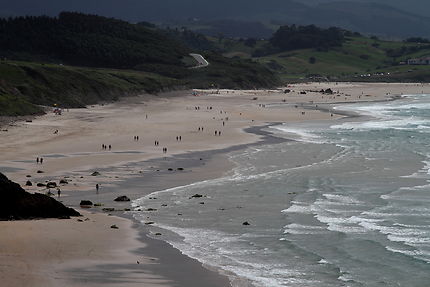 Balade sur la plage en Galice