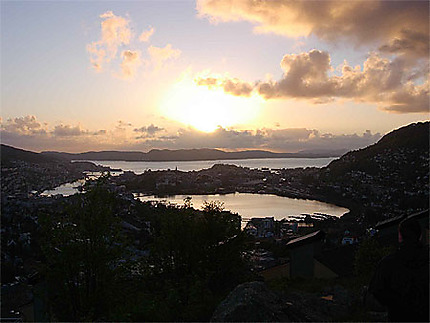 Bergen au crépuscule