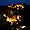 Falaise de Rocamadour la nuit