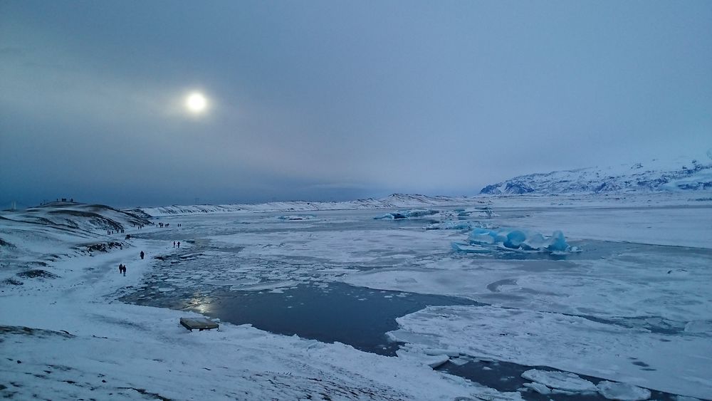 Banquise en Islande