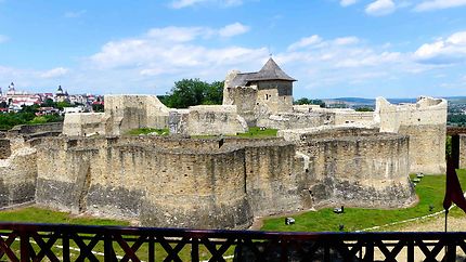 Citadelle de Suceava en Roumanie