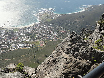 Cape town vue de table moutain