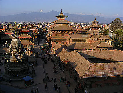 Patan et sa vue sur l'himalaya