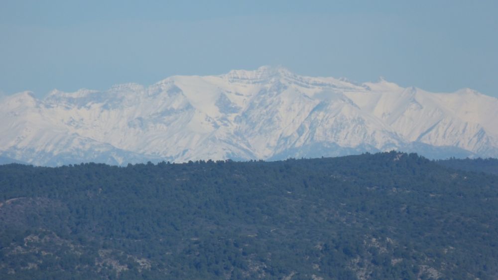 Montagne de Lure enneigée