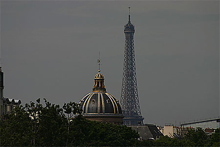 Dôme et tour Eiffel