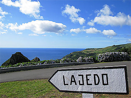 Panneau routier &quot;Lajedo&quot;