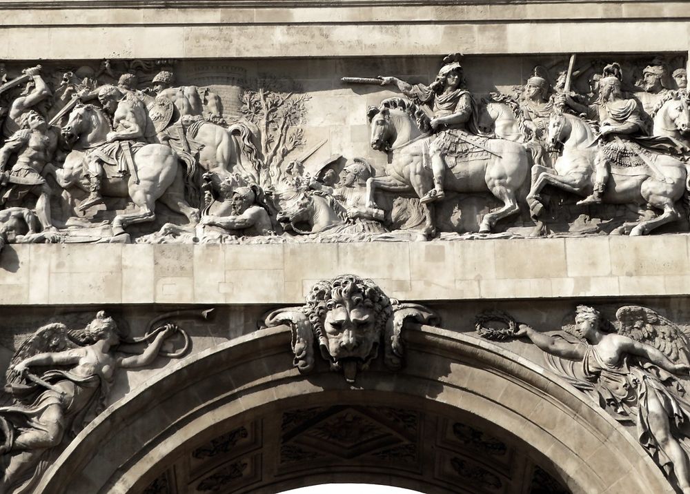 Fresque Passage du Rhin Porte Saint-Denis