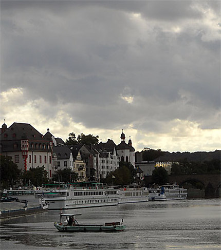 Ciel d'orage sur la Moselle