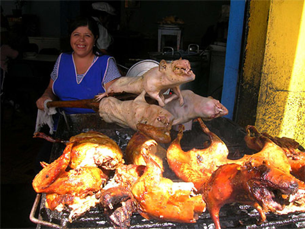 Grillade de Cochon d'inde au menu !