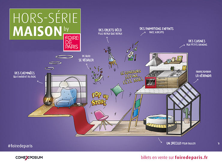 Hors Série Maison par la Foire de Paris à la Porte de Versailles