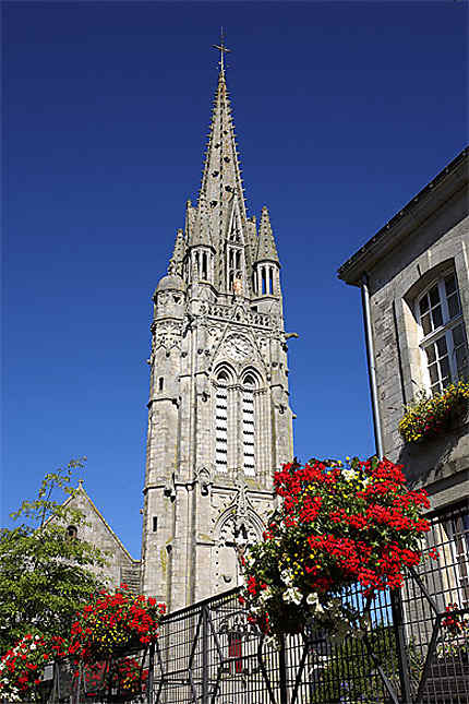 Clocher, basilique Notre-Dame-du-Roncier, Josselin
