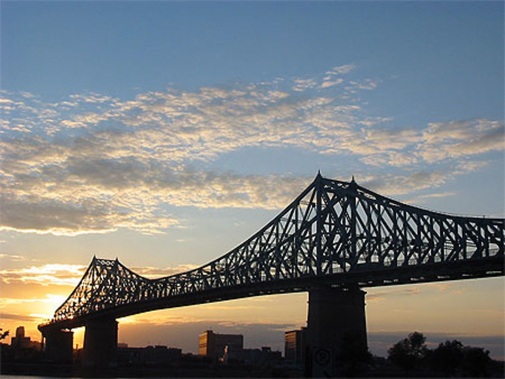 Coucher de soleil sous Jacques Cartier