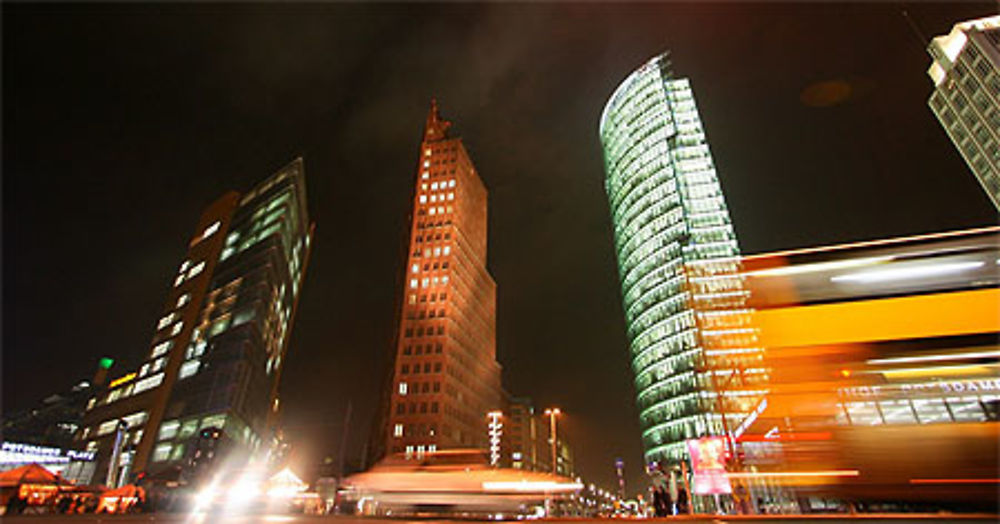 La nuit sur Potsdamer platz