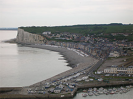 Vue depuis le colline au Tréport