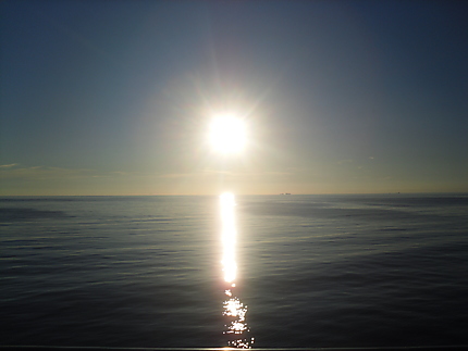 Coucher de soleil sur la Baltique
