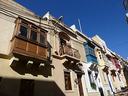 Rues anciennes à Sliema
