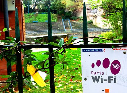 Wi-FI dans les jardins Parisiens