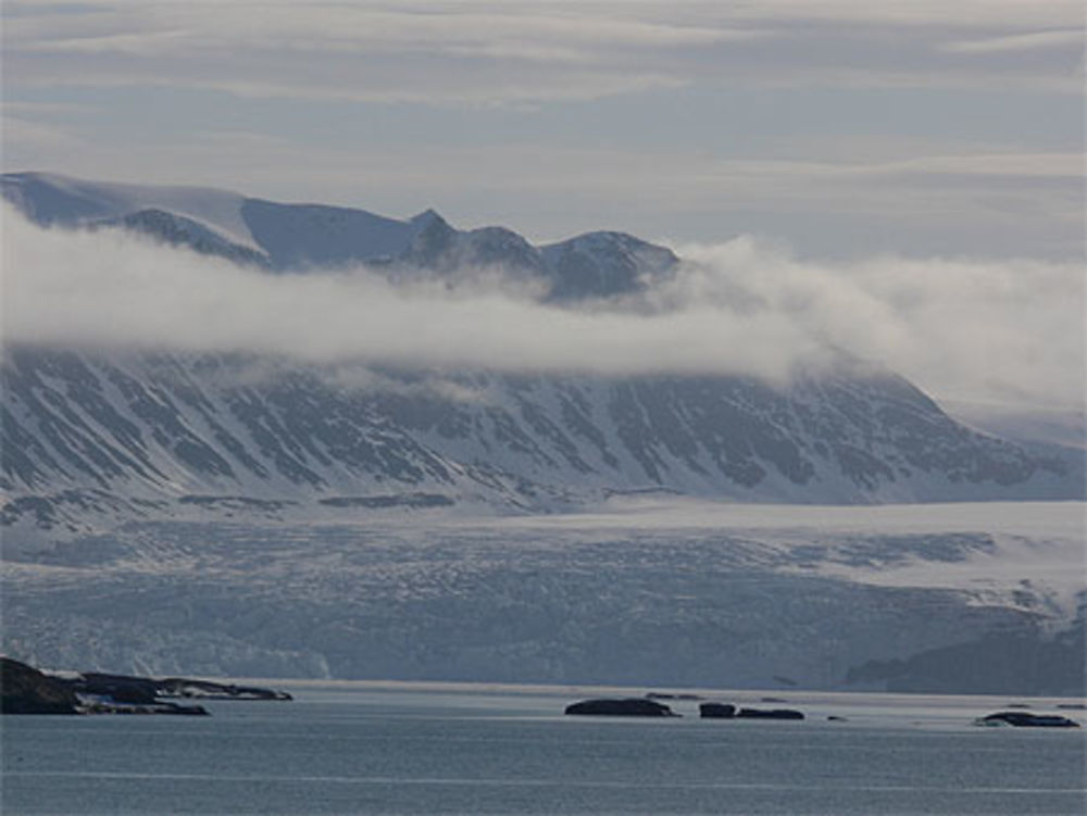 Glacier près de Ny-Alesund