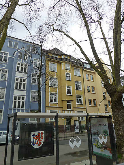 Immeubles colorés à Dusseldorf