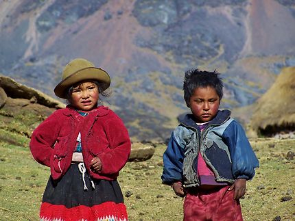 Enfants des montagnes du Pérou