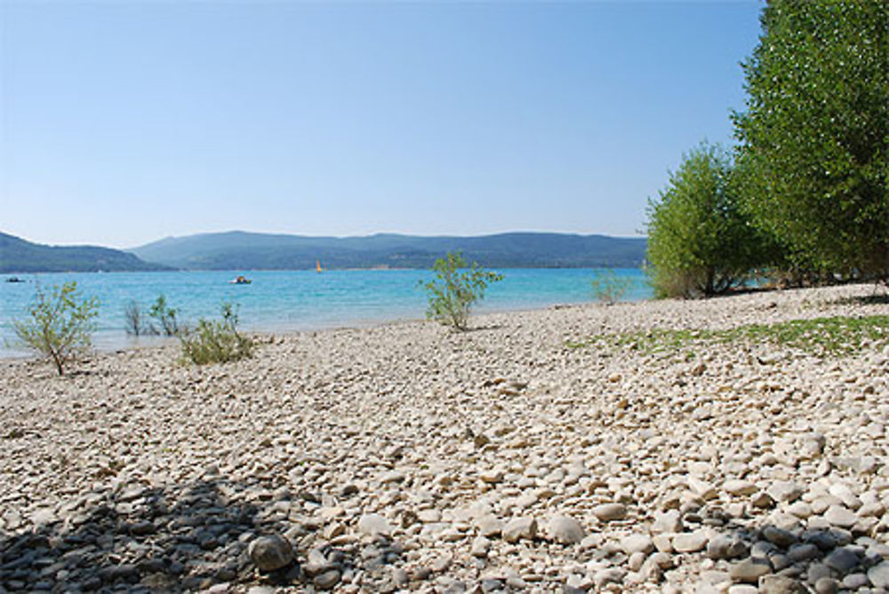 Plage du Lac de Sainte-Croix