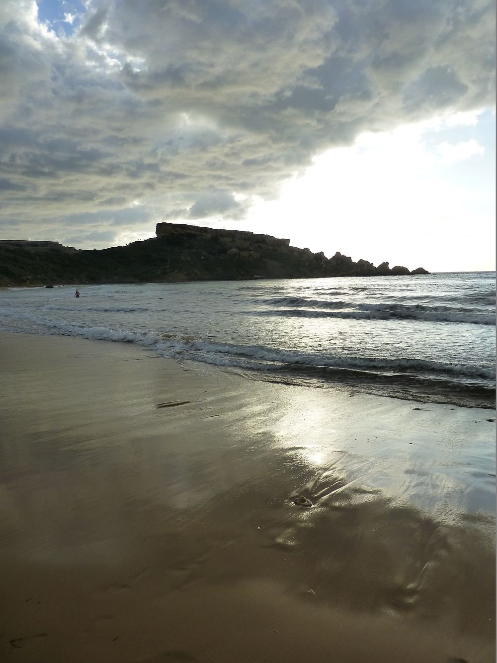 Ombre et lumière, Mellieha Bay à Malte