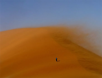 Tempête de sable sur le Namib