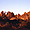 coucher de soleil dans Arches National Park