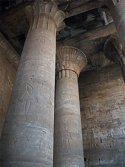 Le temple d'Horus à Edfou