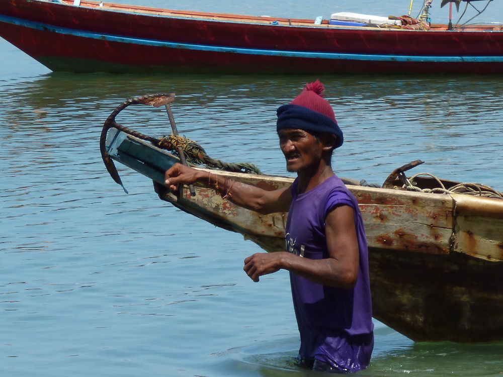 Pêcheur thailandais