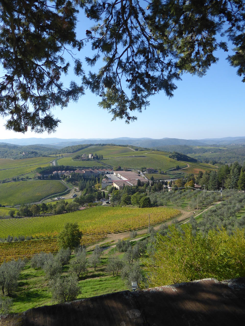 Vue du château Osteria Di Castello