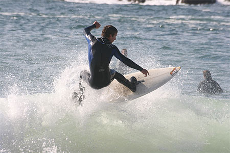 Pratique du surf dans le parc national d'Acadia Pratique du surf dans le parc national d'Acadia