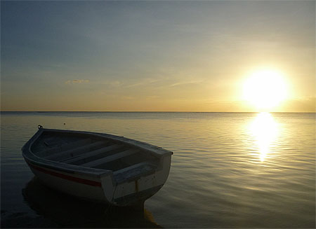 Coucher de soleil sur la Preneuse Coucher de soleil sur la Preneuse
