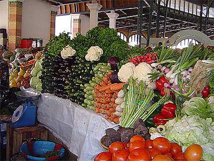 Légumes au marché de Kermel