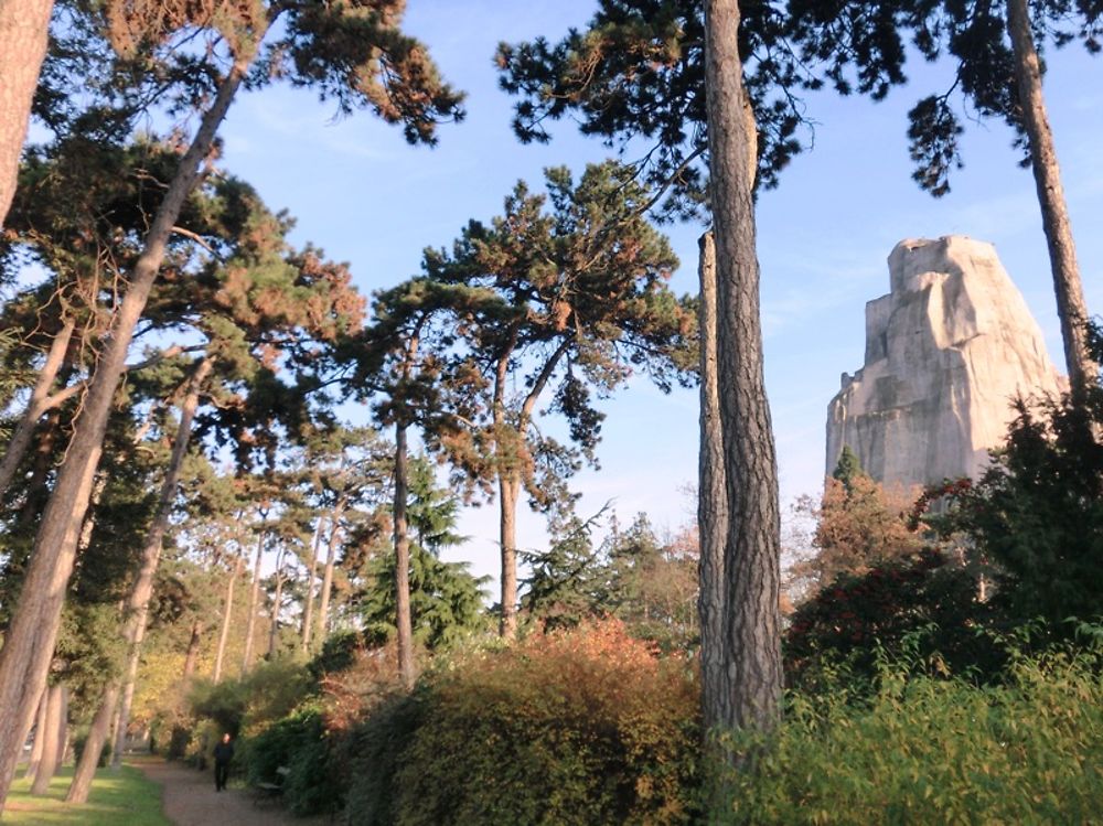 Le rocher du parc zoologique de Paris